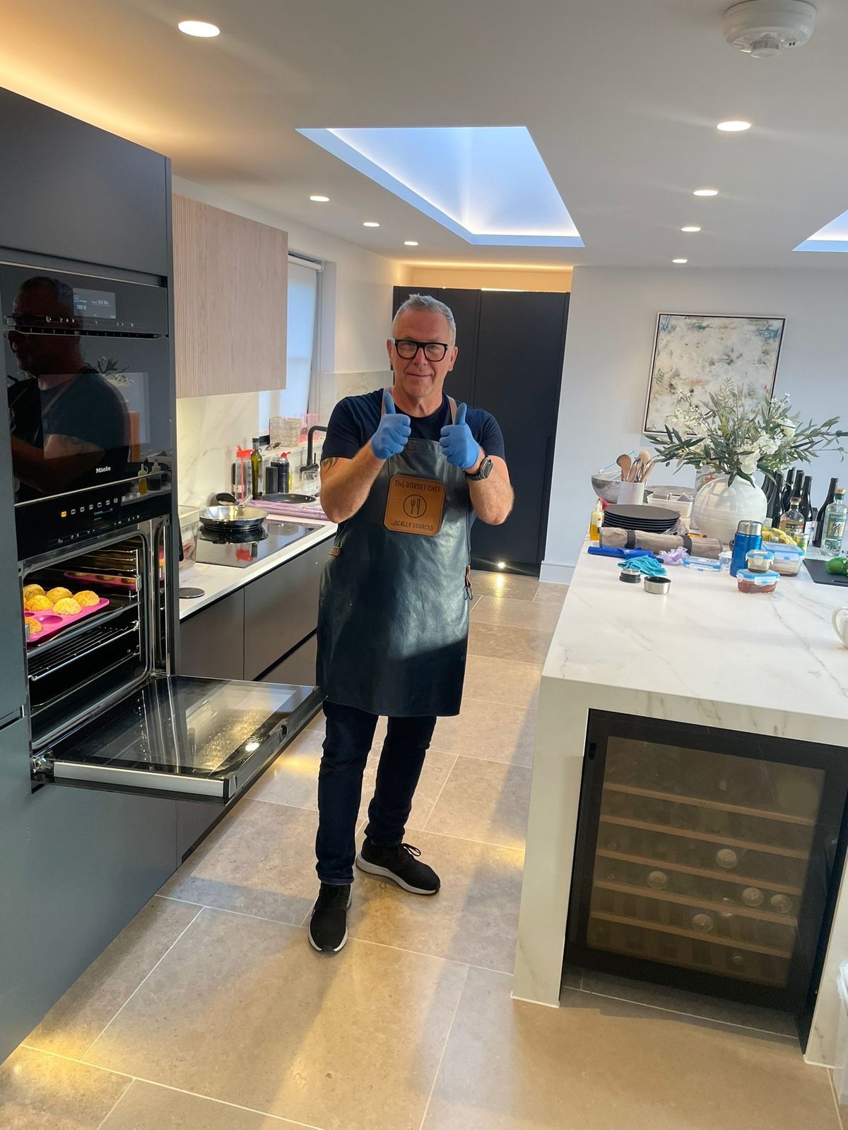 Mark Gainford cooking